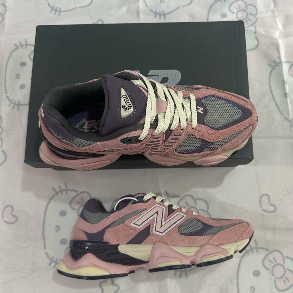 New Balance 9060 Platform Pink And Purple Sneakers